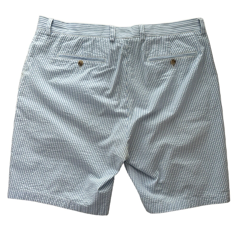 Vineyard Vines Mens Shorts Blue Striped Seersucker Cotton Breaker Cotton 38 (40) - Picture 5 of 7